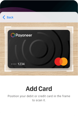 Use your Payoneer card with Apple Pay - image add via apple wallet 1 image add via apple wallet 1