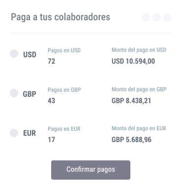 La cuenta Payoneer - pay suppliers es pay suppliers es